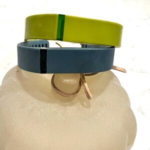 Fitbit flex charger, chip and 2 bands